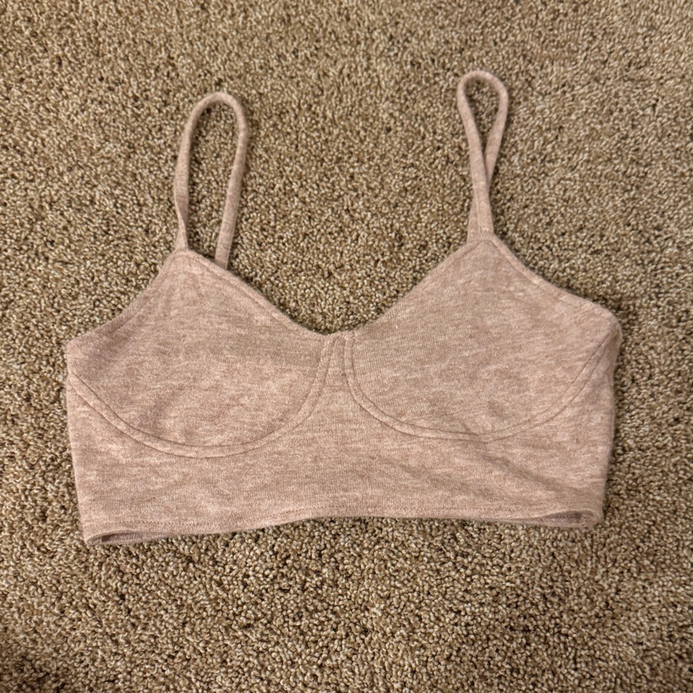 Zara Tan Crop Top